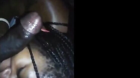 THICK NUT COVERED HER FACE