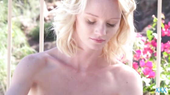 Slender Teen Blonde Fucked Oitdoors
