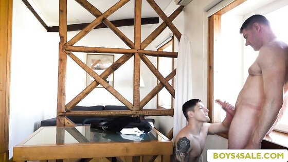 Twink Bastian gets ass fucked by international buyer Legrand