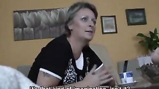 Cute Grandma Hard Fucked With Cum In Mouth