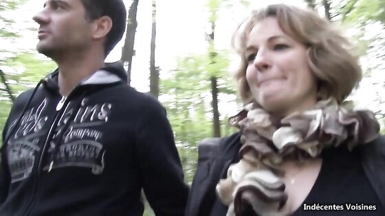Chubby Mature Blonde Fucked Outdoors