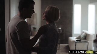 Stepson providing stepmoms sexual needs
