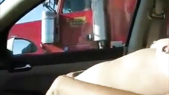 wives flashing truckers 2