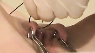 Sub Blonde Pussy Sewed And Ass Fisting