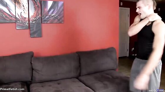 Slender Blonde Mature Fucked By Young Man
