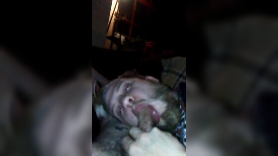 Mr. Steele's Big Cock Sucked by a Skinny Twink