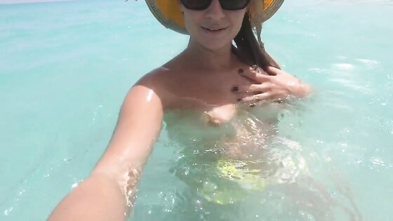 Swimming Naked in Cuba's Atlantic Ocean Waters