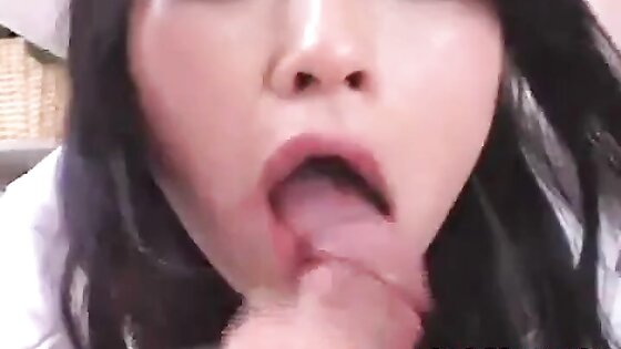 Minako the Japanese Nurse Gives an Amateur Blowjob