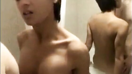 Tiny Thai Amateur Fucked in a Bathroom