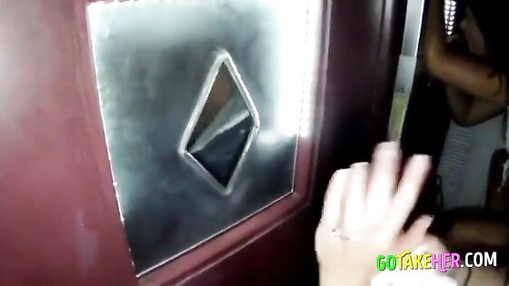 Gloryhole Brunette Takes on Multiple Cocks in a Kinky Adventure