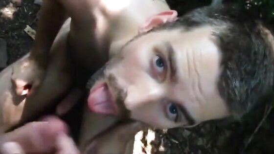 Outdoor Bukkake Fun with Horny Cum-Loving Stud