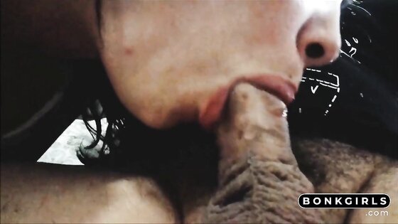 French Brunette Amateur Blowjob and Cum in Mouth Compilation