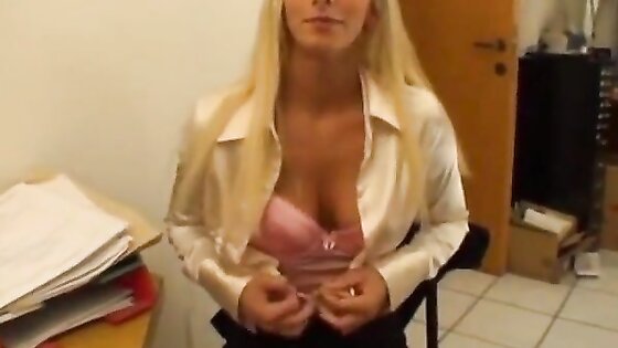Heißes Deutschblondes Blowjob -Interview