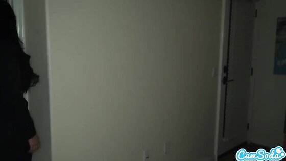 Big Tits Young Brunette Pleases Hard Cock