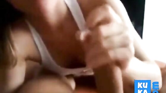 Big Cock Blowjob with Czech Babe Amateur