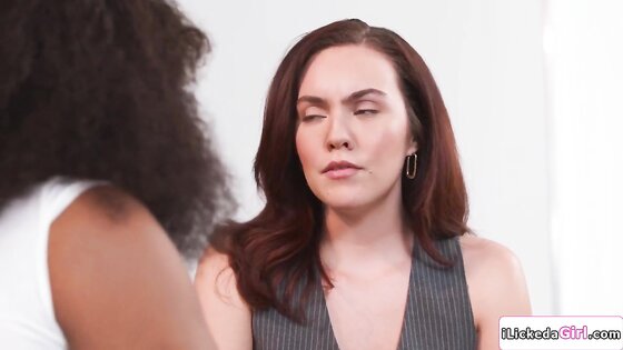 Married lesbian couple sharing one bitch