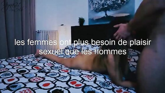 Teen French Anal Creampie