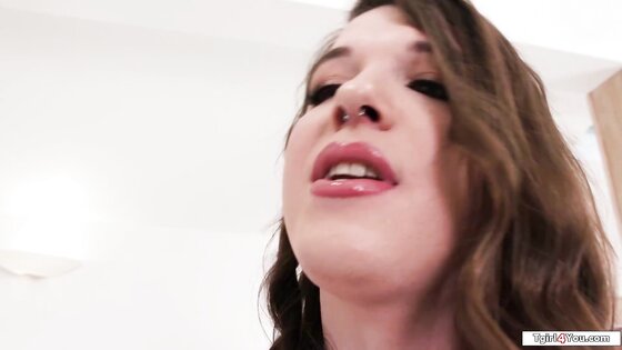 The nurumassage makes my trans dick hard