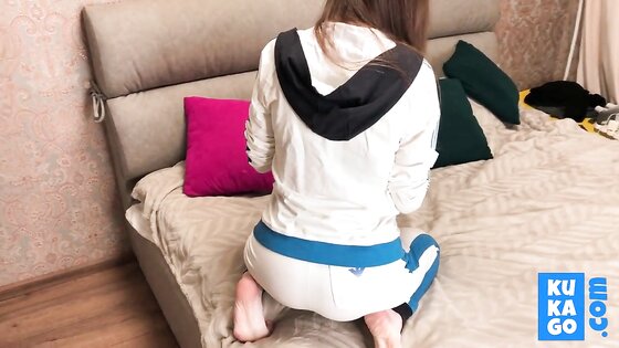 Cheating with Neighbor Near - Big-Tit Russian Amateur Creampie POV