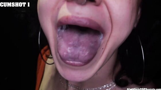 Yes Robbin, tht's how you swallow cum!