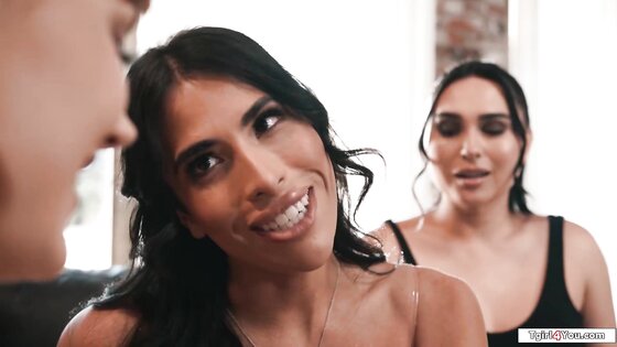 You want to suck your tgirl bffs cocks?