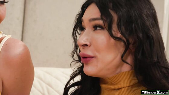 You need two tgirl cocks to get over her