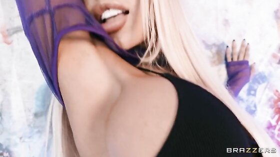 Blonde Shemale Fucks My Wet Pussy