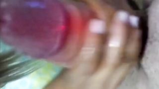 Cute girl Blowjob a thick huge cock