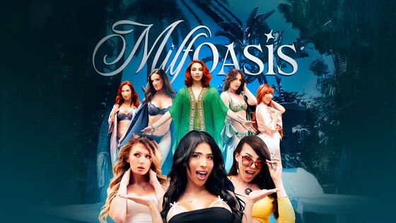 Three shemales getting off at milf oasis