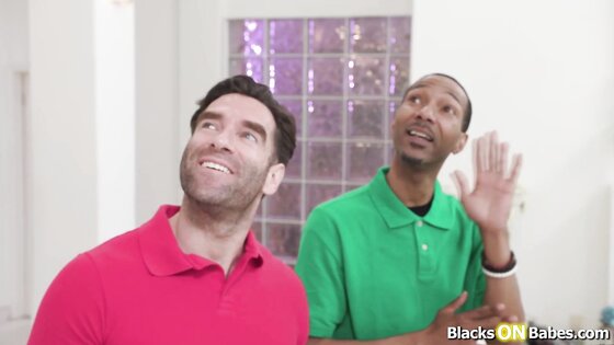 Cuck husband watching wife fuck his bff