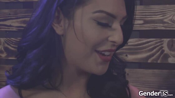 Tgirl stepsister anal banged in the club