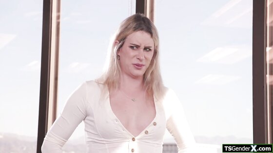 Im rubbing my dick ifo my hot tgirl boss