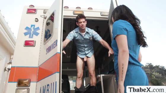 Caught our ambulance driver jerking off in mobile