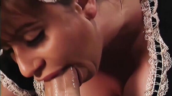 Hot Maid Slut Blowjob