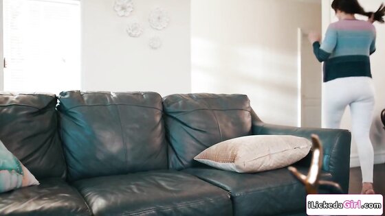 Stepmom helps stepdaughter with vibrator