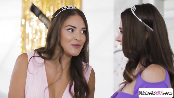 Lesbian and ex wife fuck their roommates