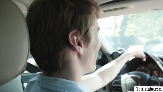 Picking up this hot TS chick and bang her ass