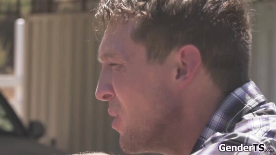 Busty trans Kayleigh Coxx analed by bf