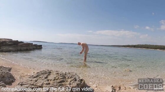 POV Beach Vacation Blowjob and Wet, Sticky Creampie Fuck With Mila Perez