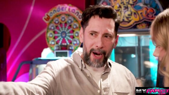 Banging my horny stepdaughter inside arcade house