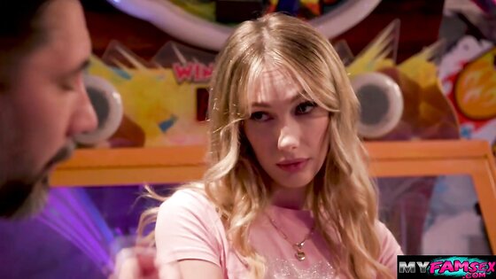Banging my horny stepdaughter inside arcade house