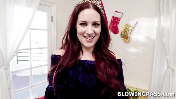A Christmas blowjob from my sisterinlaw
