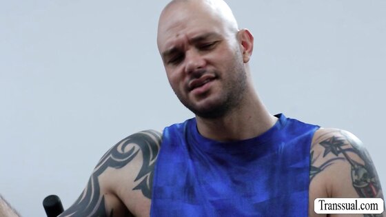 Showing my big tits to my fellow gym instructor 2