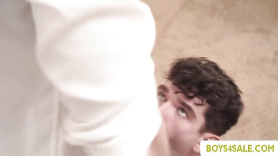 Throated by this Petite Twink