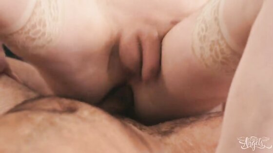 Red Haired Shemale Rides Big Cock