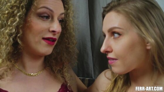 Trans Aunty seduces her niece to have a girl night and have sex FERR-ART