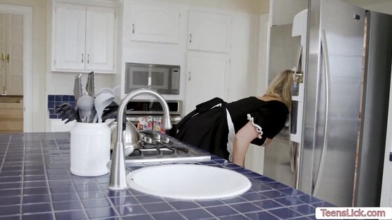 Fucking my horny MILF maid while husband is out