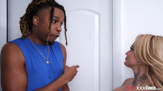 Black guy fucks bffs busty white stepmom