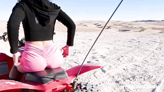 Hammering busty thick ass perfection after a hot desert ATV ride