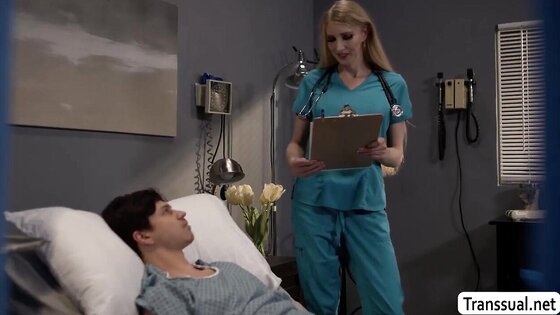 Giving my patient a blowjob medicine to feel better